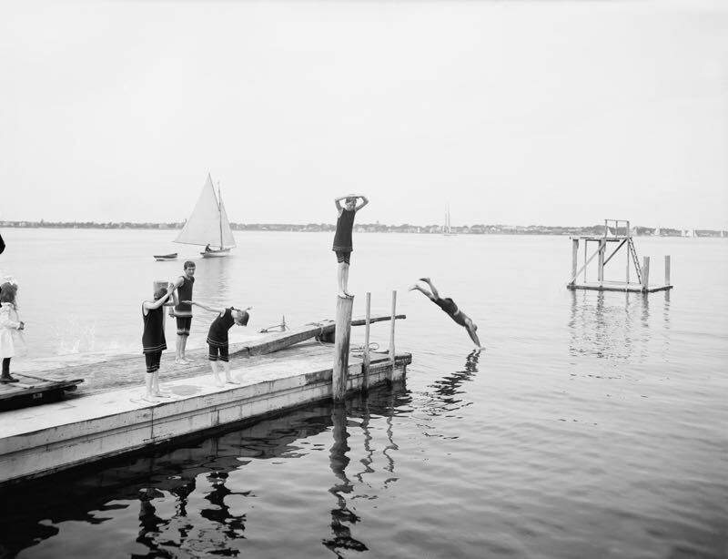 Bathing at Manhansett House