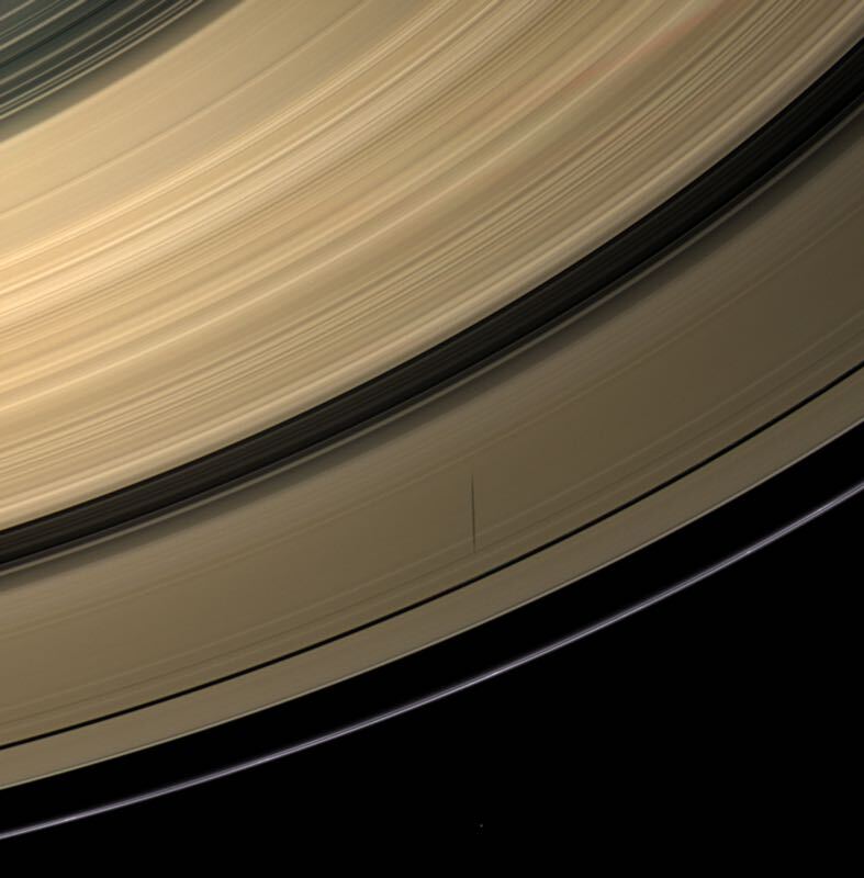 Saturn's Rings at Equinox
