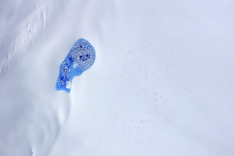Artic Ice Melt Pond