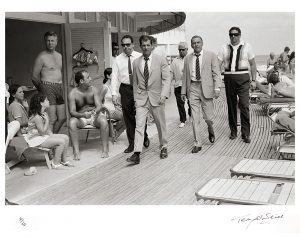 Frank Sinatra Miami Boardwalk Signed Platinum print