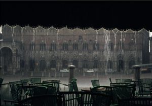 Café in the Rain