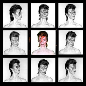 David Bowie Aladdin Sane Contact Sheet