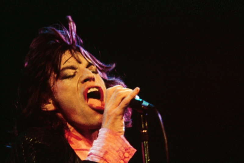 Mick Jagger On Stage