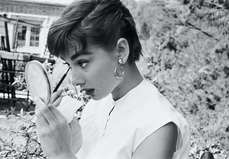Audrey On The Set Of Sabrina