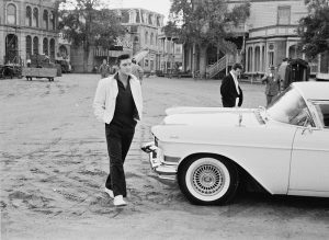 Elvis On Set
