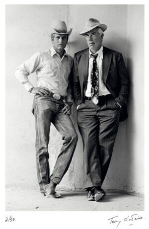 Paul Newman and Lee Marvin signed