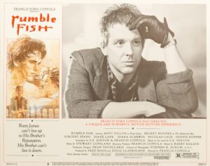 Rumble Fish 1983 Vintage Lobby Card #5