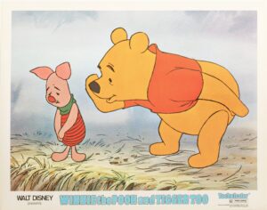 Winnie the Pooh and Tigger Too 1974 Vintage Lobby Card #2