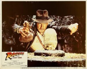 Raiders Of The Lost Ark 1981 Original Vintage Lobbycard