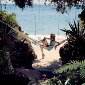 Apollonia van Ravenstein photographed for Vogue Magazine in Barbados