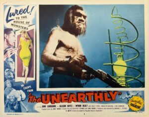 The Unearthly 1957 Original Vintage Lobby Card #5