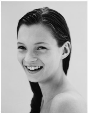 Kate Moss Smiling London, 1990
