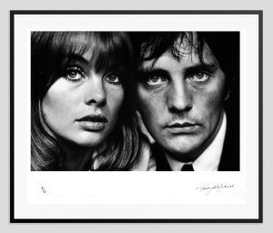 Jean Shrimpton and Terence Stamp Signed Framed print