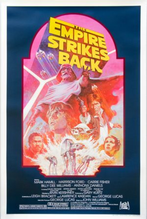 The Empire Strikes Back 1982 Vintage Poster
