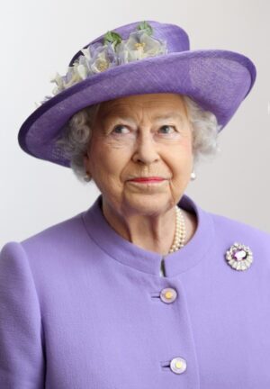 Queen Elizabeth II in Lilac