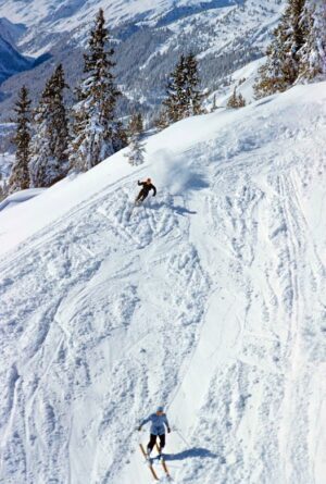 Skiers On The Piste