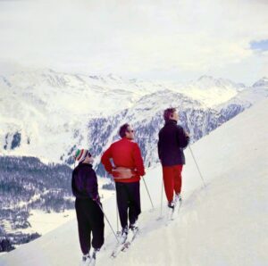 Skiers On The Piste