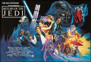 Return Of The Jedi 1983 British Quad Poster