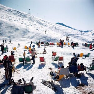 Skiers At Verbier