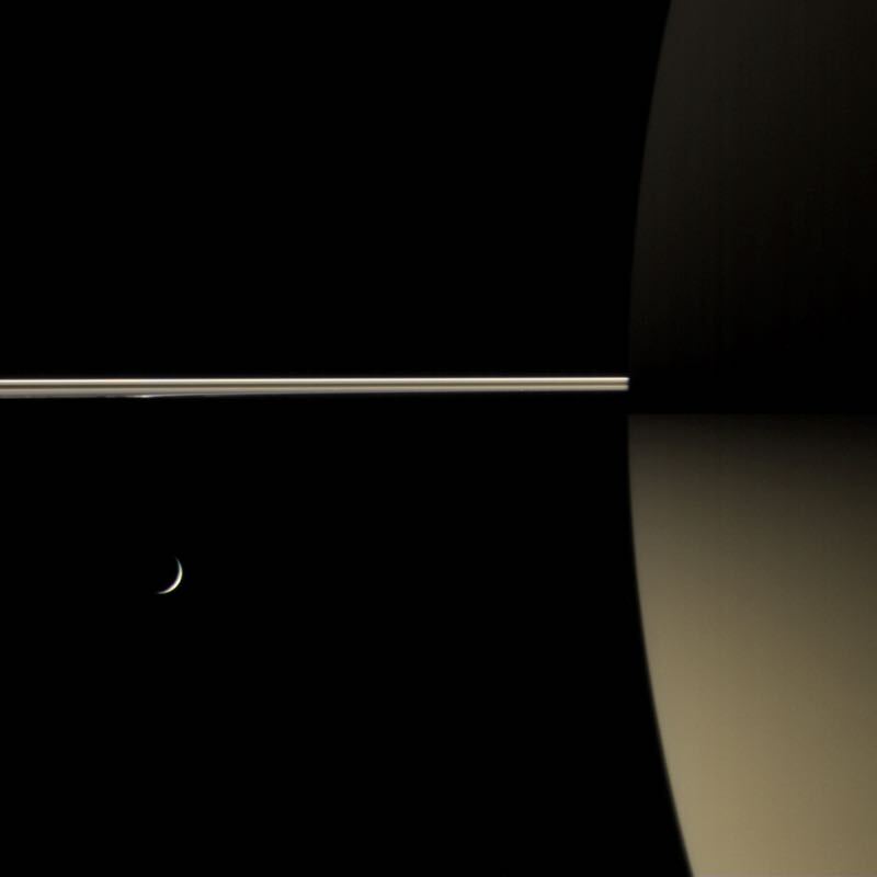 Saturn's Night Side 