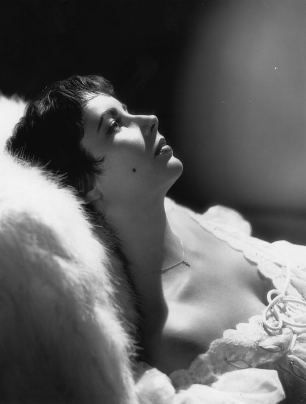 Elizabeth Taylor Reclining in Bed