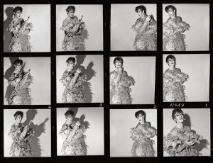 David Bowie Scary Monsters Contact Sheet