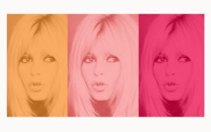 Pink Bardot Triptych