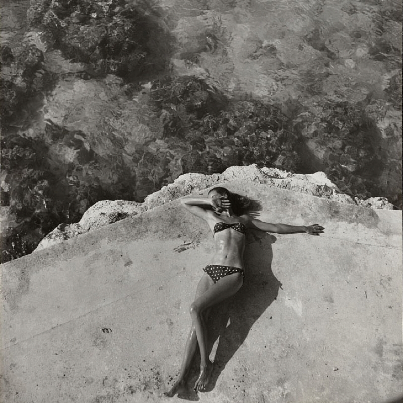 Model On The Beach